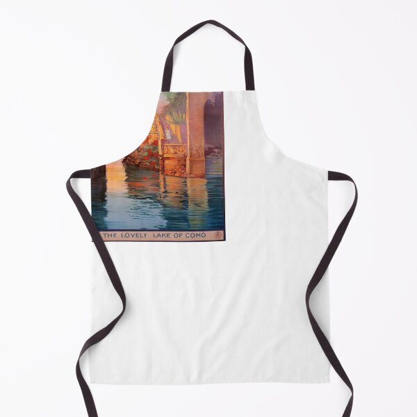 Item preview, retro iconic The Lovely Lake of Como designed and sold by CorasPosters.