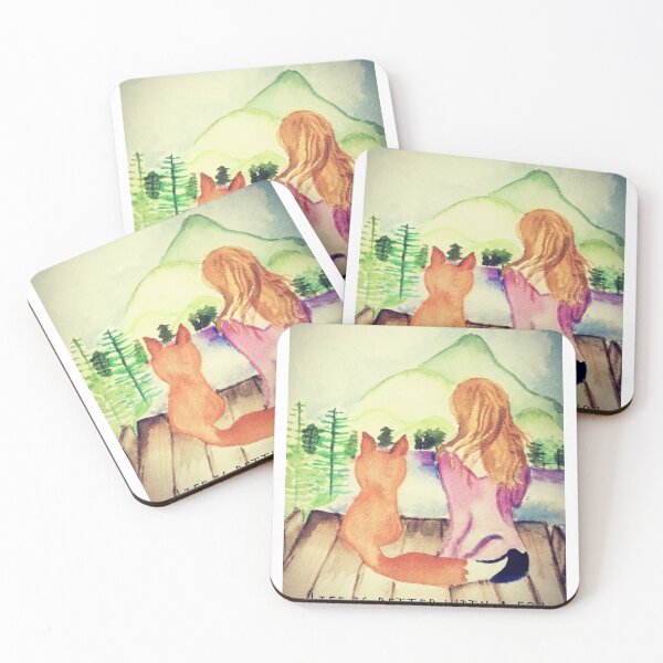 Item preview, The girl and the fox designed and sold by Sifan.