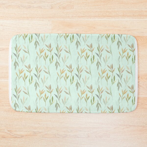 Item preview, Green Watercolour Palette Leaf Stems  designed and sold by RosalieReeves.