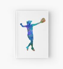 Frau spielt Softball 02 Notizbuch