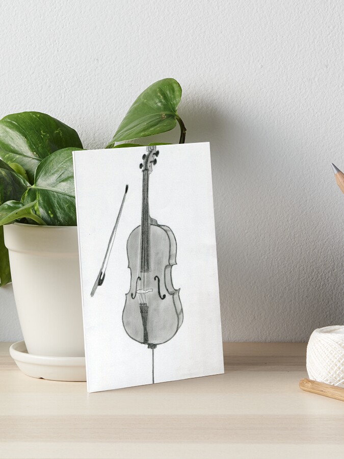 How to draw violin / LetsDrawIt