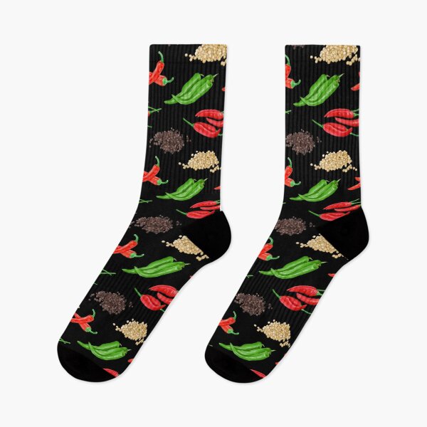 Item preview, Watercolor Illustration of chili and pepper designed and sold by iswenyi.