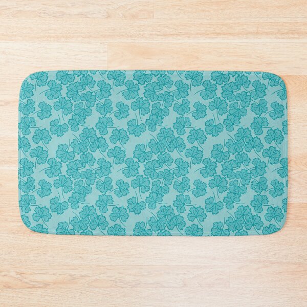 Item preview, Small pattern - Pelargonium, teal designed and sold by radiosilenceD.
