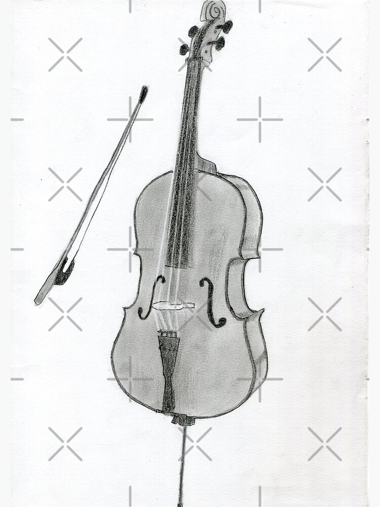 Violin Drawing - How To Draw A Violin Step By Step