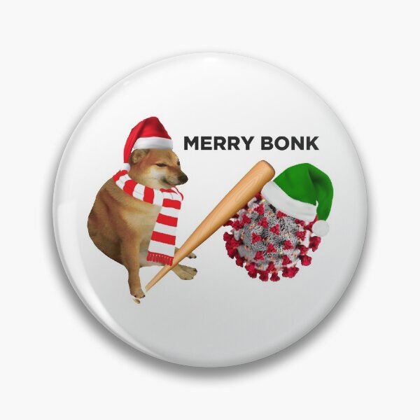 Item preview, Cheems Virus Bonk Christmas Version designed and sold by UncleApo.