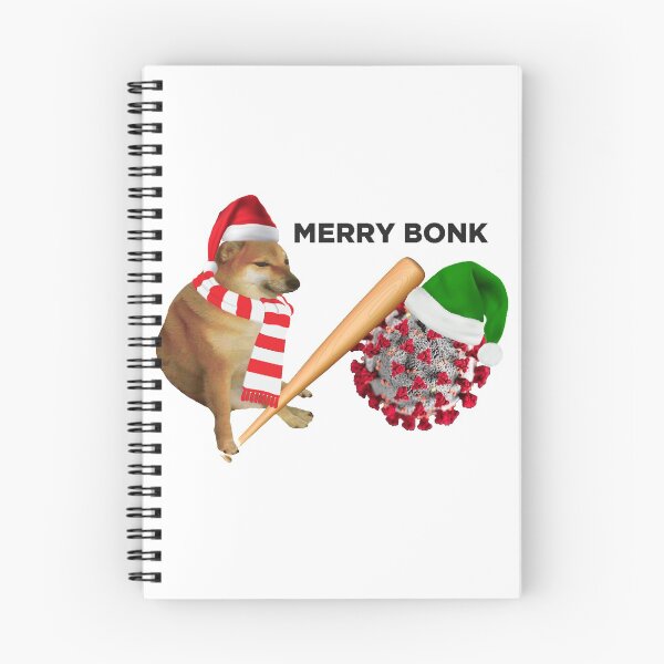 Item preview, Cheems Virus Bonk Christmas Version designed and sold by UncleApo.