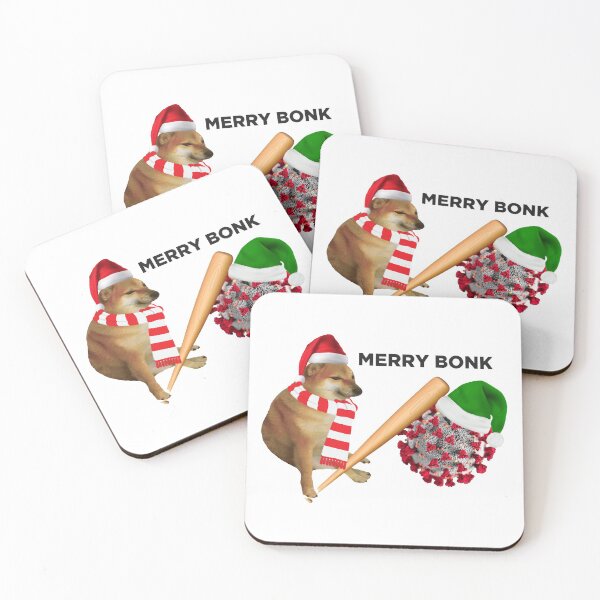 Item preview, Cheems Virus Bonk Christmas Version designed and sold by UncleApo.