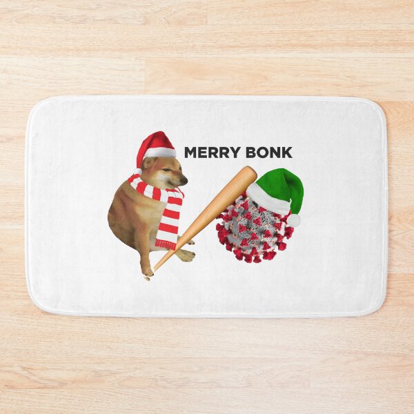 Item preview, Cheems Virus Bonk Christmas Version designed and sold by UncleApo.
