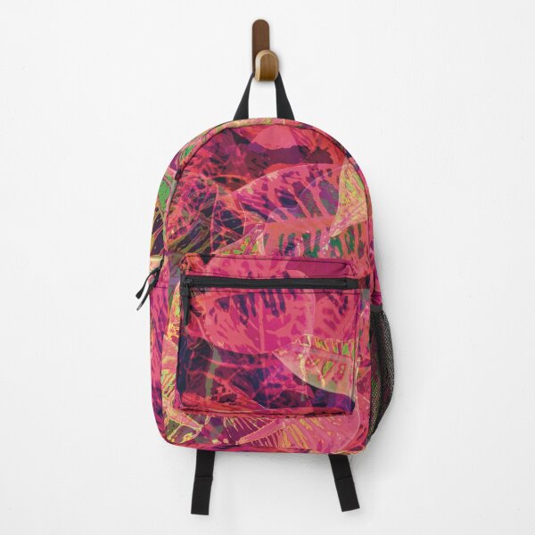 Item preview, Abstract Leaf, Floral Pattern, Pink Croton designed and sold by Trixiloo.