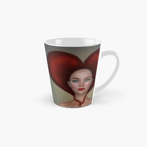 Queen of hearts portrait Tall Mug