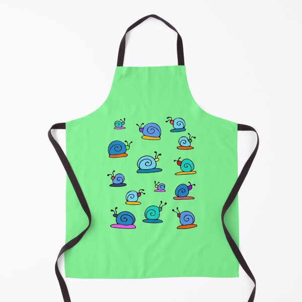 Item preview, Colorful and Cute Snail Pattern (green) designed and sold by Davey's Designs.