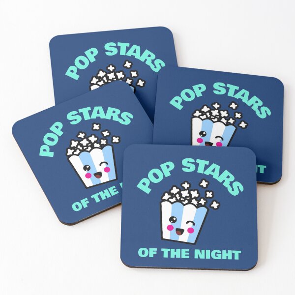 Item preview, Pop stars of the night Kawaii popcorn designed and sold by KawaiiPark.
