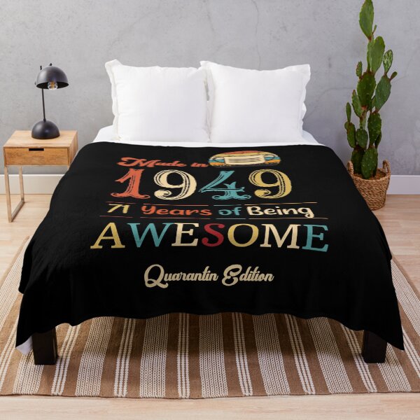 Item preview, Thanksgiving Made In 1949 71th Birthday Quarantine Gift 71 Years Old T-Shirt designed and sold by youssefattigui.