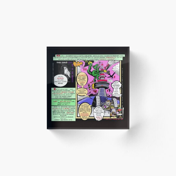 Brother Soul Comic Magazine Super Special ( Page Pop-Art Sample #27 ) Acrylic Block
