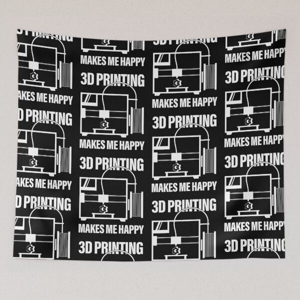 Item preview, 3D Printing Makes Me Happy FFF Love designed and sold by GravitiTees.
