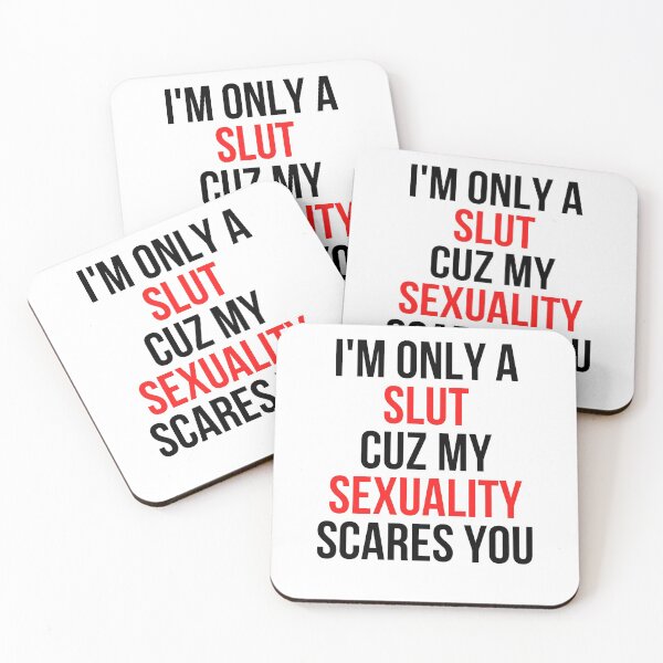 Item preview, I'm only a SLUT cuz my SEXUALITY scare you designed and sold by throuplescorner.