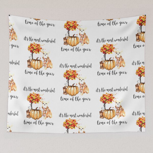 Item preview, Its the most wonderful time of the year Chihuahua Autumn designed and sold by mcinnesstore.