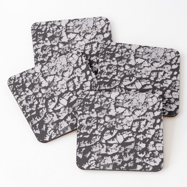 Item preview, Digital Organic Camouflage Pattern in Grey Black designed and sold by ShopieHome.
