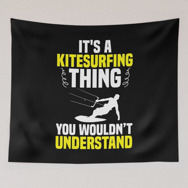 Item preview, Kitesurfing kiteboarding funny gift kiting designed and sold by Nessshirts.