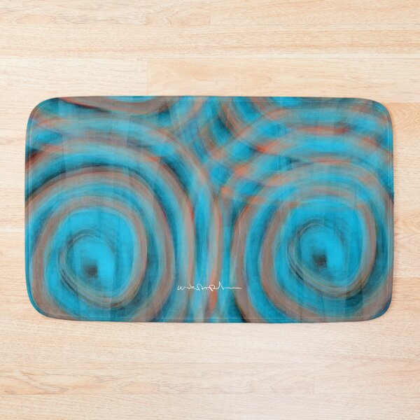 Item preview, SWIRL - swirl pattern in blue designed and sold by uskARpT.