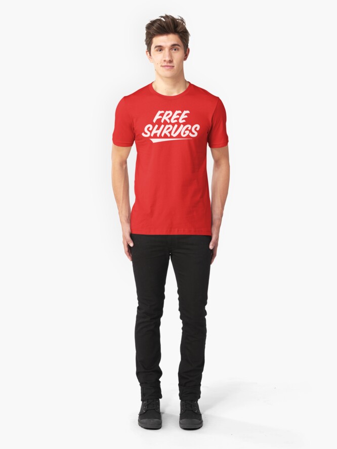 Alternate view of Free Shrugs Slim Fit T-Shirt