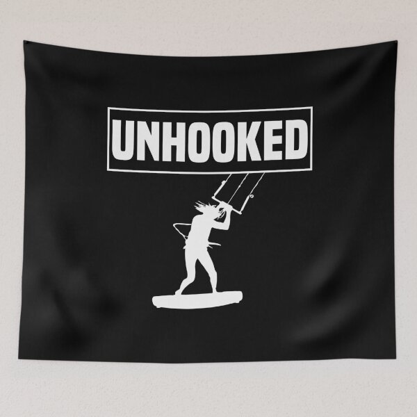 Item preview, Unhooked kitesurfing kiting watersports designed and sold by Nessshirts.