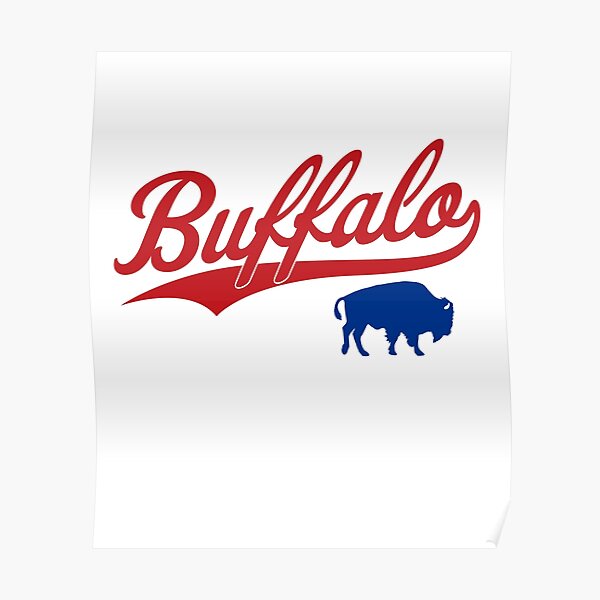 Vintage Bills Mafia NY Buffalo Football Red Art New York Sports Gift' Poster  for Sale by JessehessArt