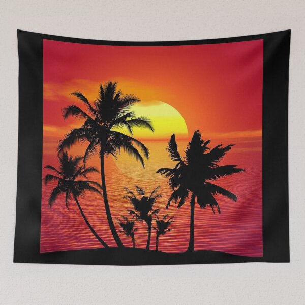 Item preview, Palm tree sunset  designed and sold by Md1982.
