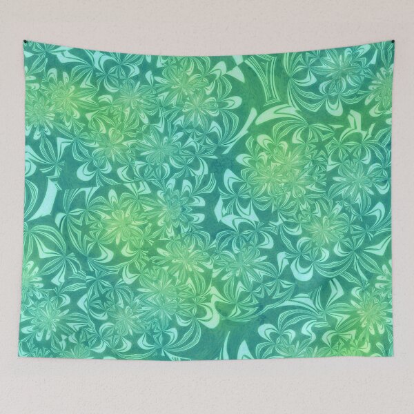 Item preview, Batik verde flor designed and sold by cbproduction.