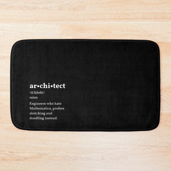 Item preview, Funny Architect Profession Definition_Dark Background designed and sold by Belcibol.