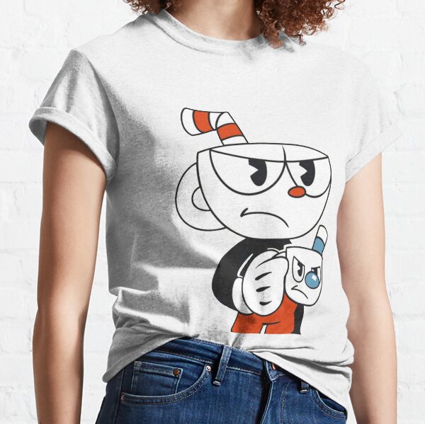 Cuphead and Mugman Angry T-shirt classique