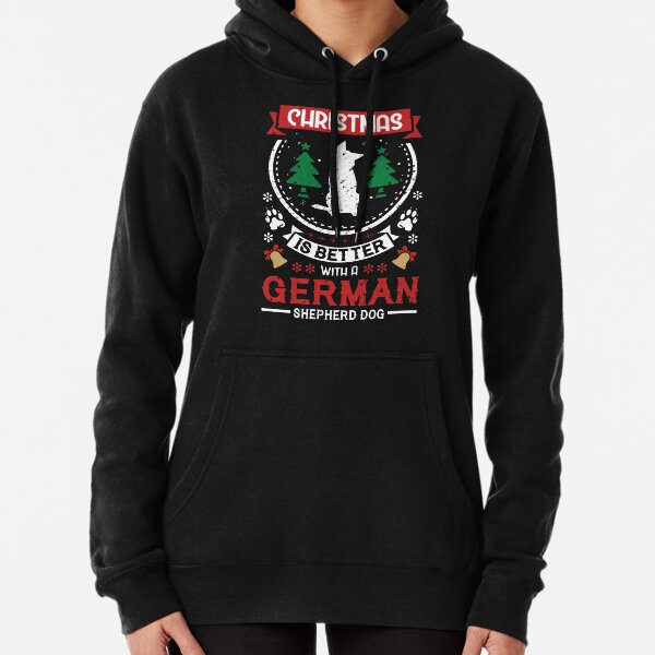 German shepherd christmas sweatshirt best sale