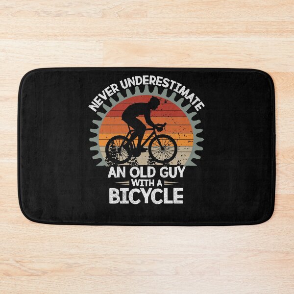 Item preview, Best Cycling Bicycle Gift for Cyclist - Never Underestimate an Old Guy with a bicycle designed and sold by abcxyzsma.