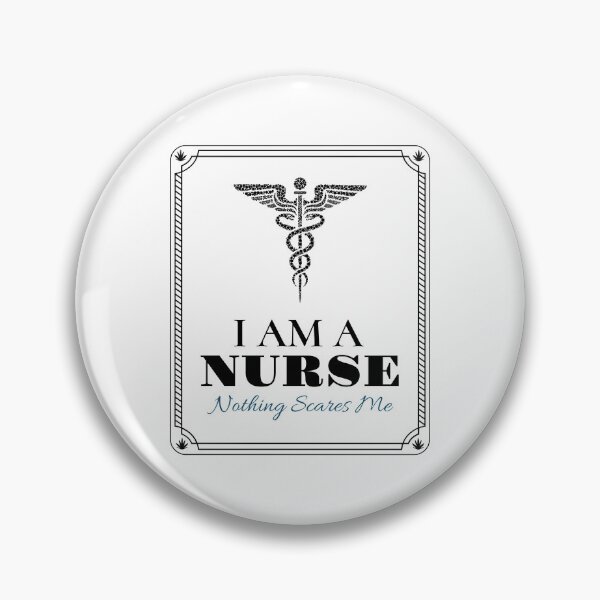 Item preview, I am a Nurse. Nothing Scares Me_Light Background designed and sold by Belcibol.