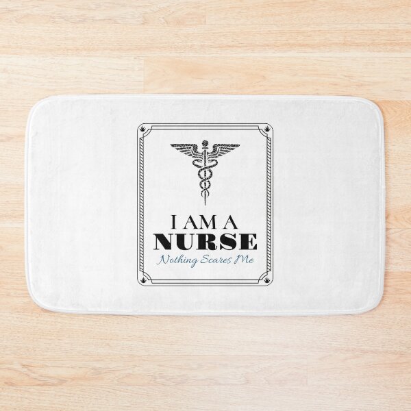Item preview, I am a Nurse. Nothing Scares Me_Light Background designed and sold by Belcibol.