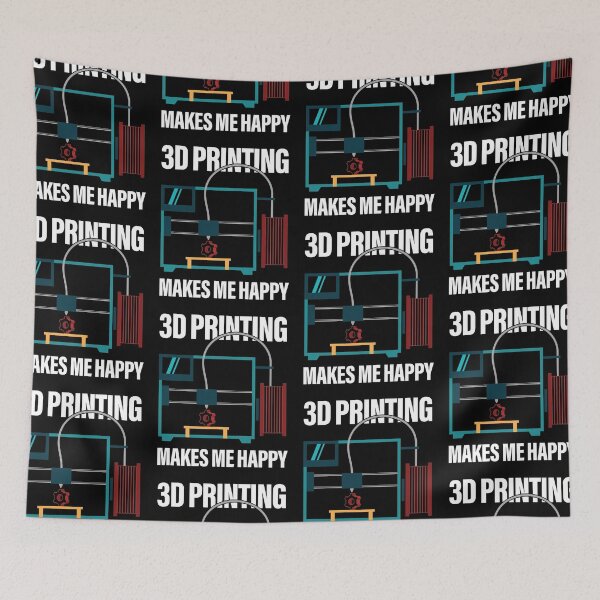 Item preview, 3D Printing Makes Me Happy FFF Fanatic designed and sold by GravitiTees.