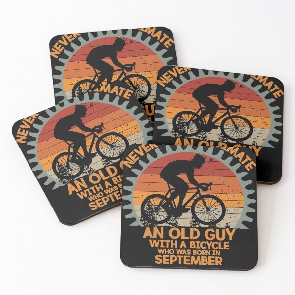 Item preview, Best Cycling Bicycle Gift for Cyclist - Never Underestimate an Old Guy with a bicycle designed and sold by abcxyzsma.