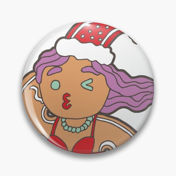 Item preview, Gingerbread Bikini Girl | Beachy Christmas | Curious Eyeball designed and sold by CuriousEyeball.