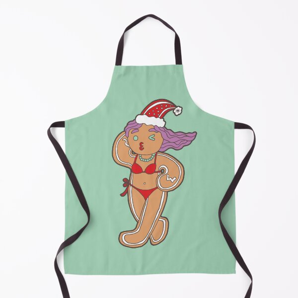 Item preview, Gingerbread Bikini Girl | Beachy Christmas | Curious Eyeball designed and sold by CuriousEyeball.
