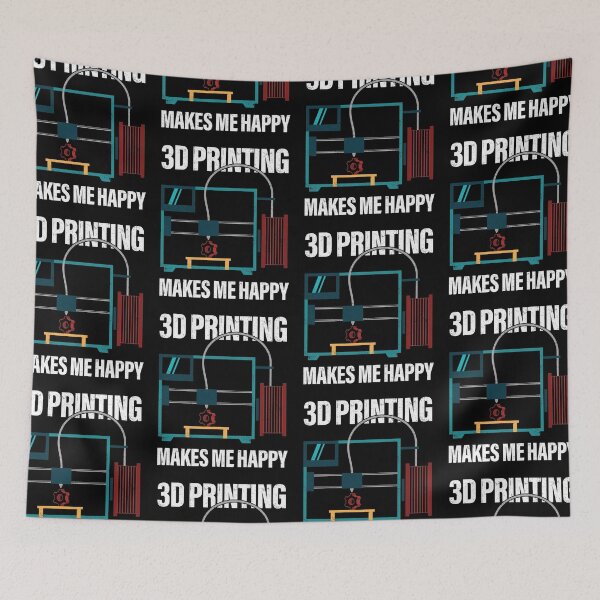 Item preview, 3D Printing Makes Me Happy FFF Enthusiast designed and sold by GravitiTees.