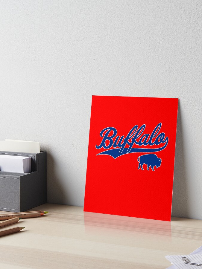 Vintage Bills Mafia NY Buffalo Football Blue Art New York Sports