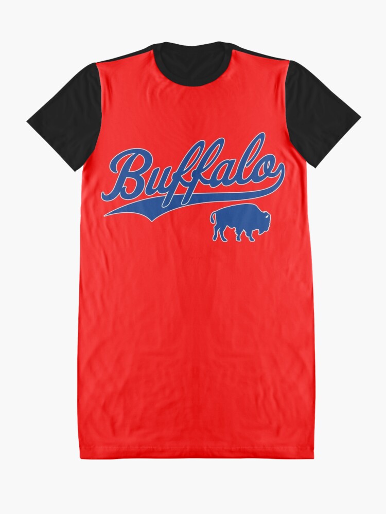 Vintage Bills Mafia NY Buffalo Football Blue Art New York Sports Gift  Graphic T-Shirt Dress for Sale by JessehessArt