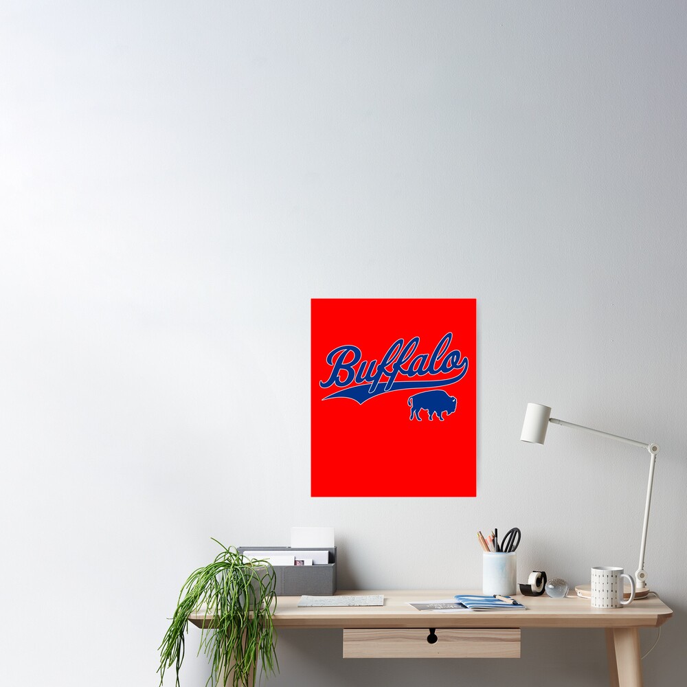 Vintage Bills Mafia NY Buffalo Football Blue Art New York Sports