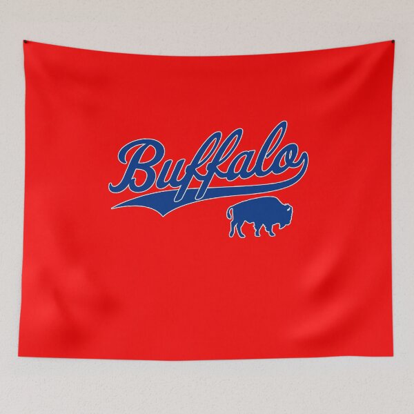 Item preview, Vintage Bills Mafia NY Buffalo Football Blue Art New York Sports Gift designed and sold by JessehessArt.