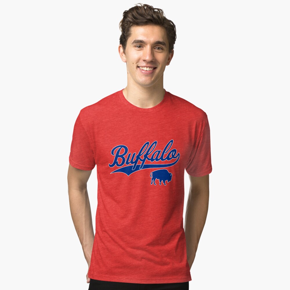 Vintage Bills Mafia NY Buffalo Football Blue Art N T-Shirt | Zazzle