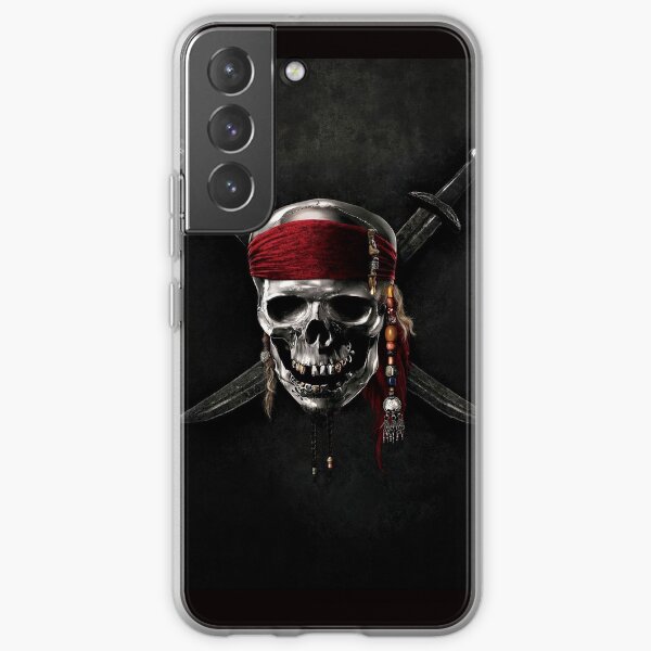 Pirate of the Caribbean Skull Jolly Roger Samsung Galaxy Soft Case