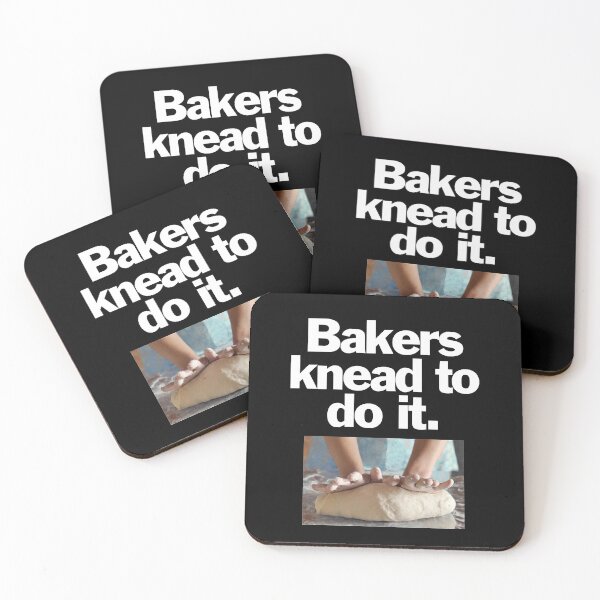 Item preview, Bakers knead to do it. On black. designed and sold by bryanmcclelland.