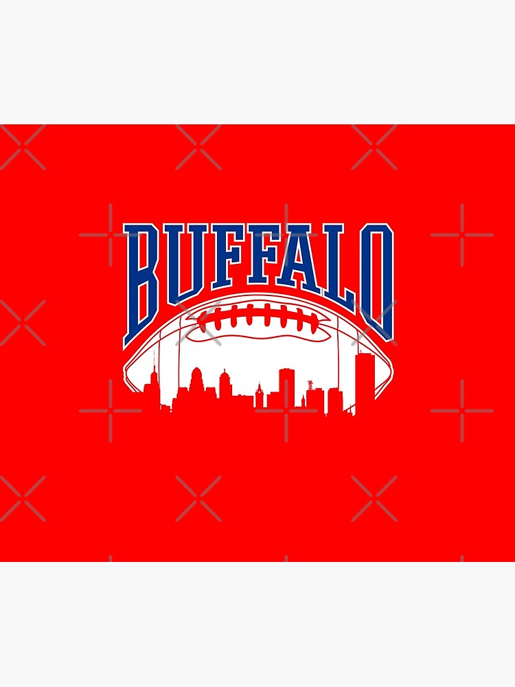 Bills - Vintage Buffalo (Red) - Buffalo Bills - Tapestry