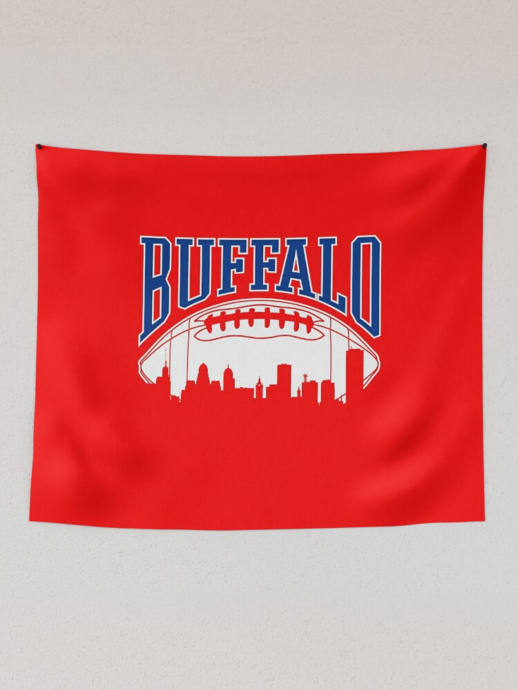 Bills - Vintage Buffalo (Red) - Buffalo Bills - Tapestry