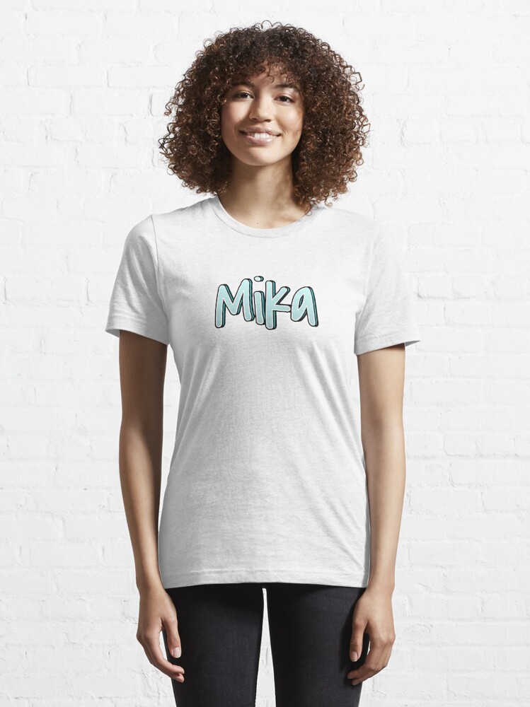 Blue Mika lettering in graffiti design Essential T-Shirt by